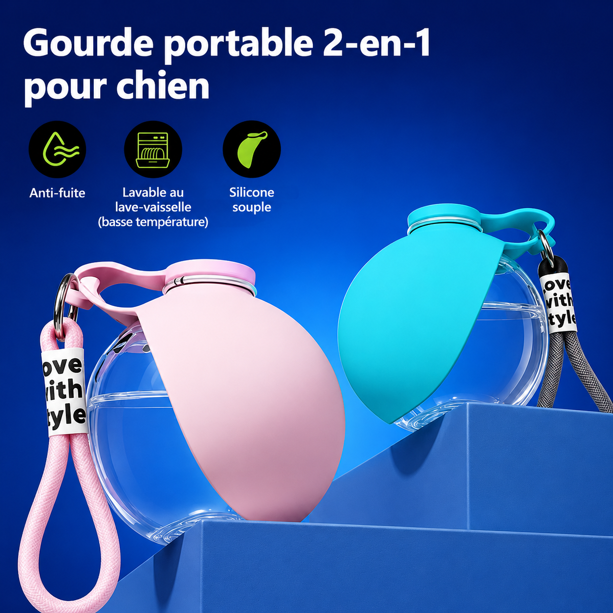 Gourde de voyage pour chien
